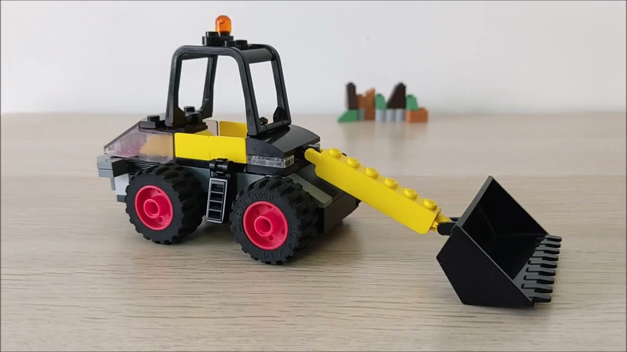 LEGO Yellow Construction Wheel Loader