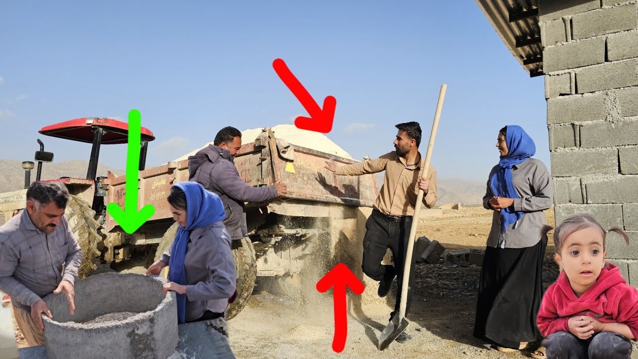 Plastering the house: Parisa and the house that comes to life! The house that smells of life