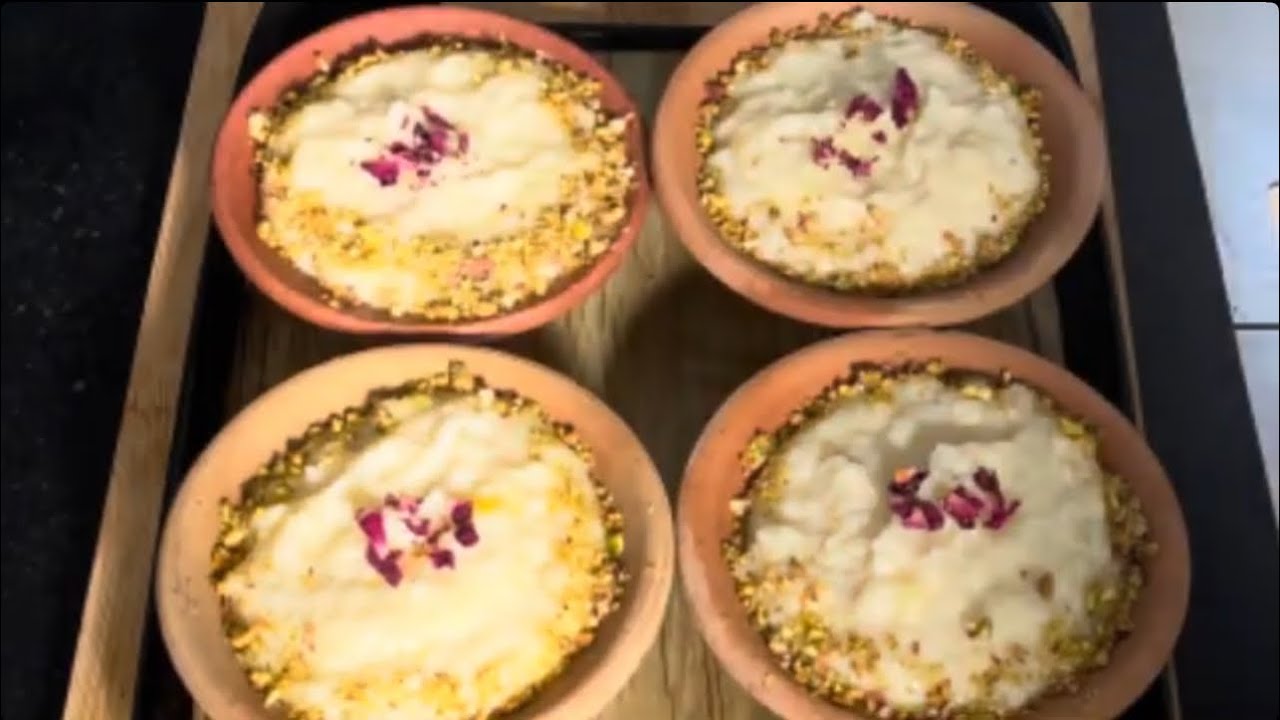Ramzan special rice phirni #food #recipe #ramzanspecial #sweetdish #phirni 