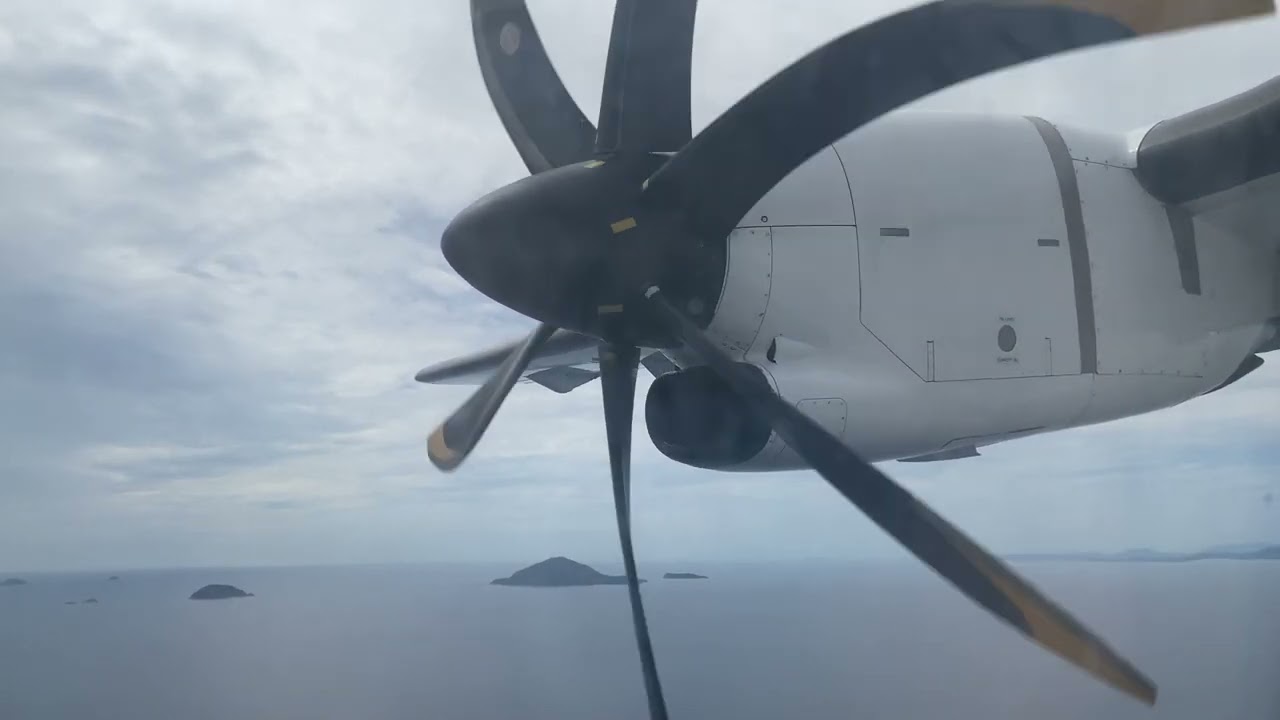 [5/9/2025] Berjaya Air - ATR 72-500 Landing at Pulau Redang Airport