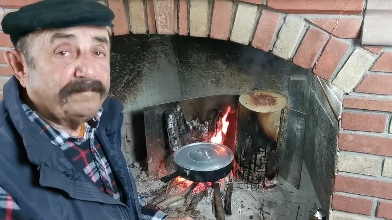 Cosi mi cucino gli spaghetti con le cozze nel caminetto 😜✌️