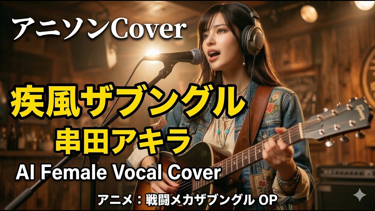 アニソンCover 疾風ザブングル / 串田アキラ AI Female Vocal Cover