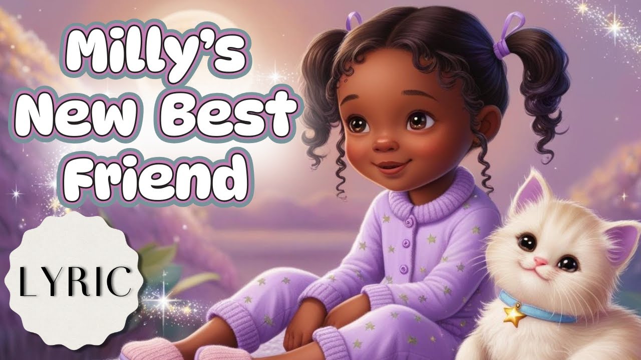 Milly and the Magical Kitten 🐱💤 | Soft Lullaby Song for Kids and Bedtime Moments