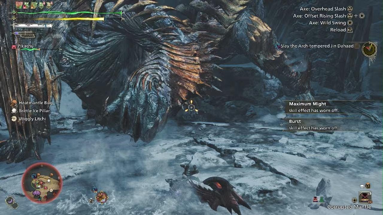MH Wilds PS5 - Free Challenge Quest: AT Jin Dahaad | Switch Axe, Solo. (First Attempt)