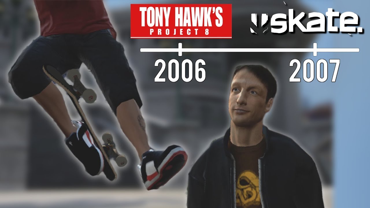 Последняя игра Тони Хоука перед EA SKATE — Tony Hawk's Project 8