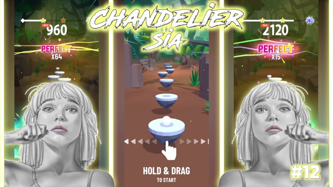 Hop Ball 3D | Chandelier - Sia | BeastSentry