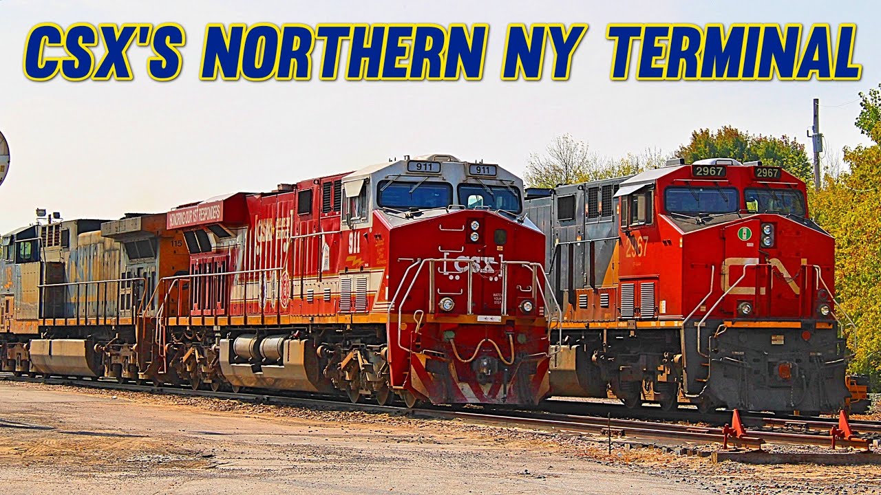 The BEST CSX Lashup Ever? ACTION PACKED CSX St Lawrence Railfanning!