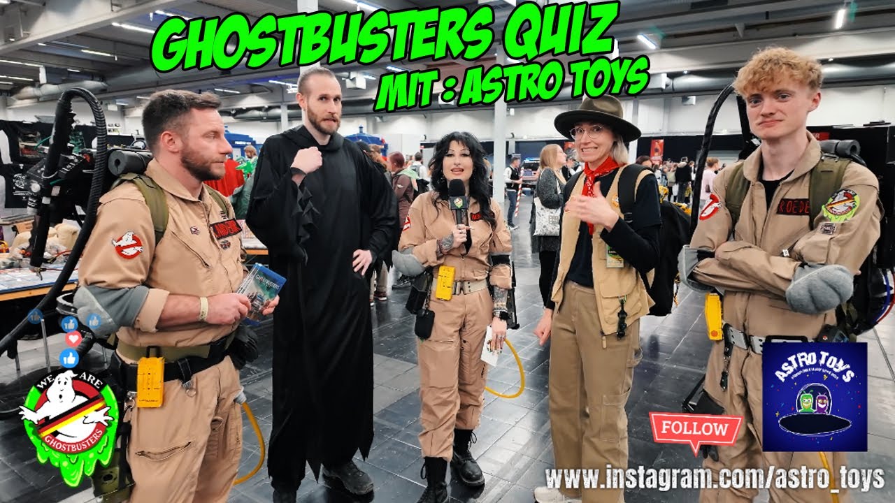 GHOSTBUSTERS QUIZ MIT : @AstroToysTV  auf der German Film & Comic Con 2025 - We are Ghostbusters !