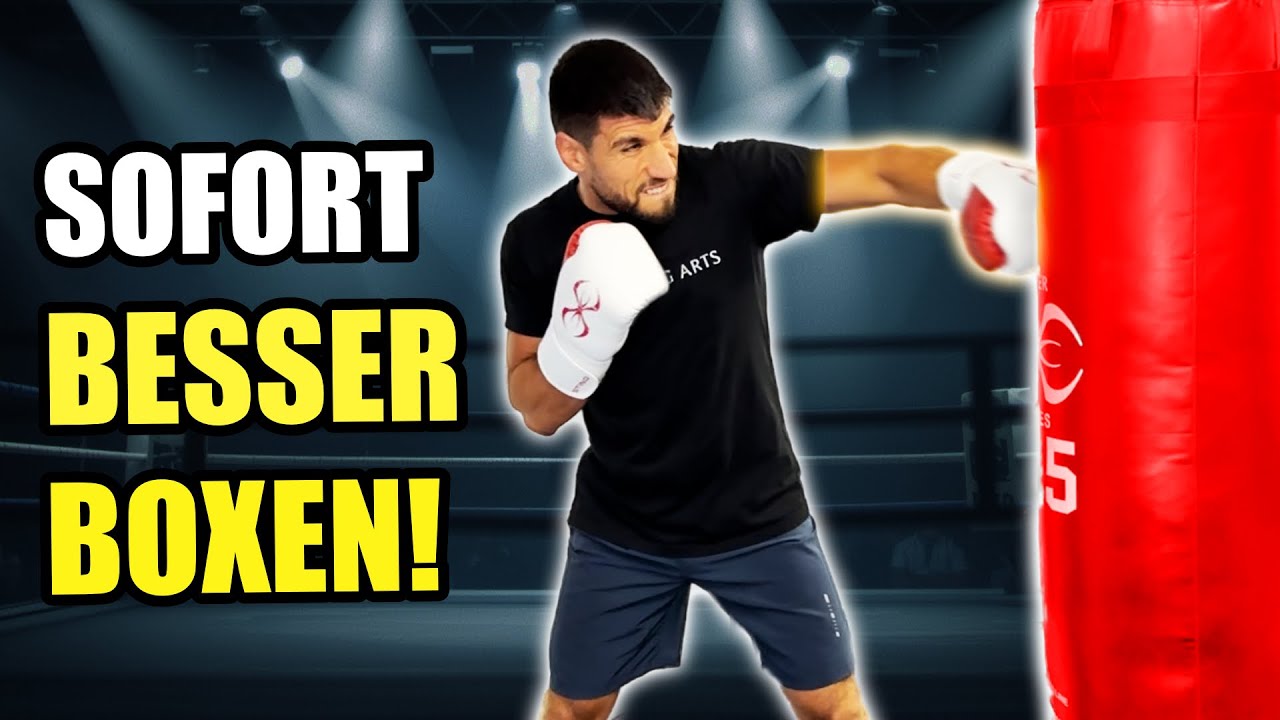 Boxen lernen: 7 Boxsack-Übungen für Anfänger (sofort besser boxen!)