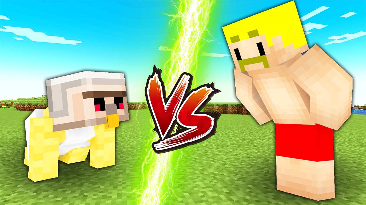 【マイクラ】赤ちゃんになったプロ VS 一般男性！
