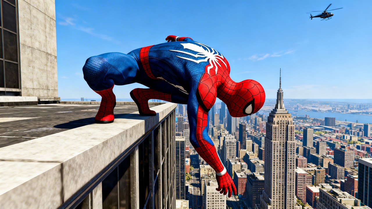 Spider-Man Tried Insane Jumps… And Paid the Price 😱 | GTA 5 #35