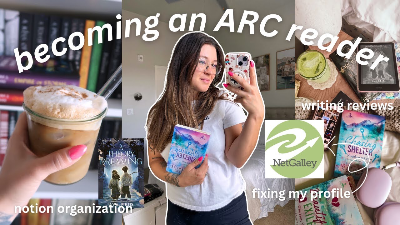 becoming an arc reader ✨📖 | notion organization - net galley feedback - writing reviews