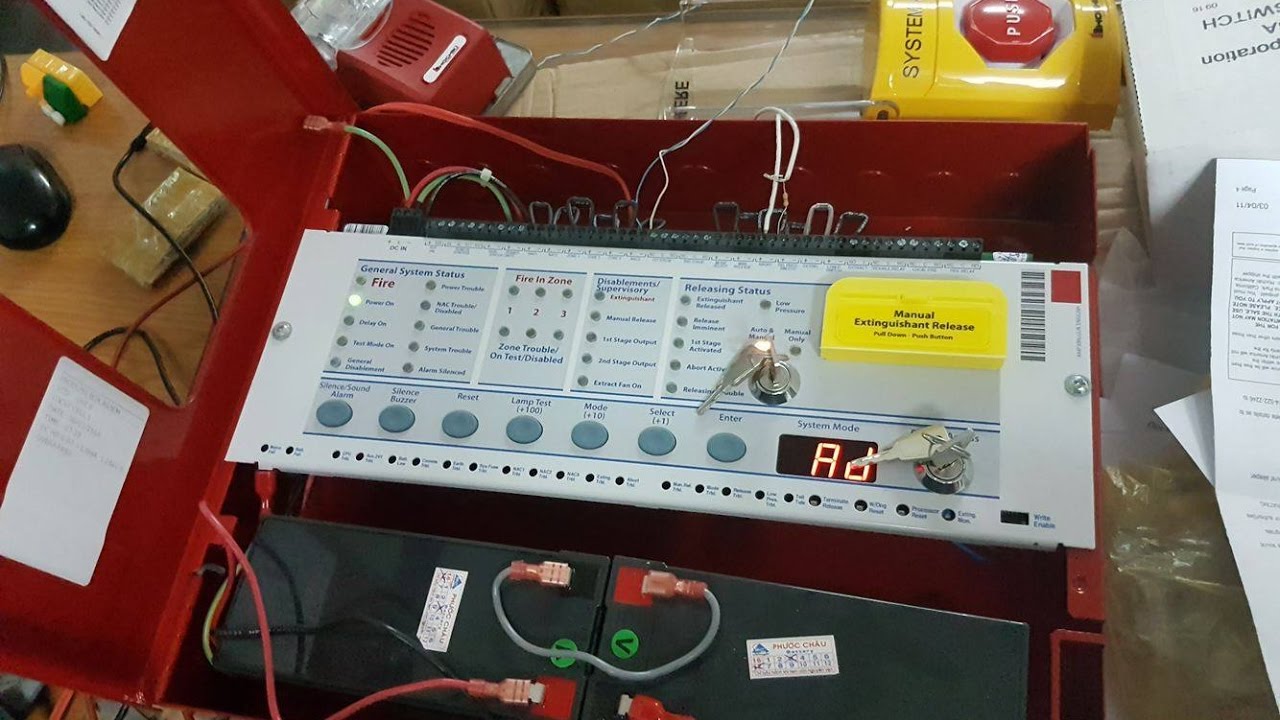 Hệ thống điều khiển xả khí FM-200  Hochiki HCVR-3