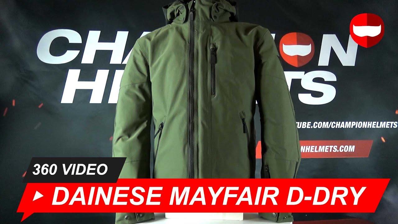 Dainese Mayfair D-Dry черный Grape-Leaf куртка - ChampionHelmets.com