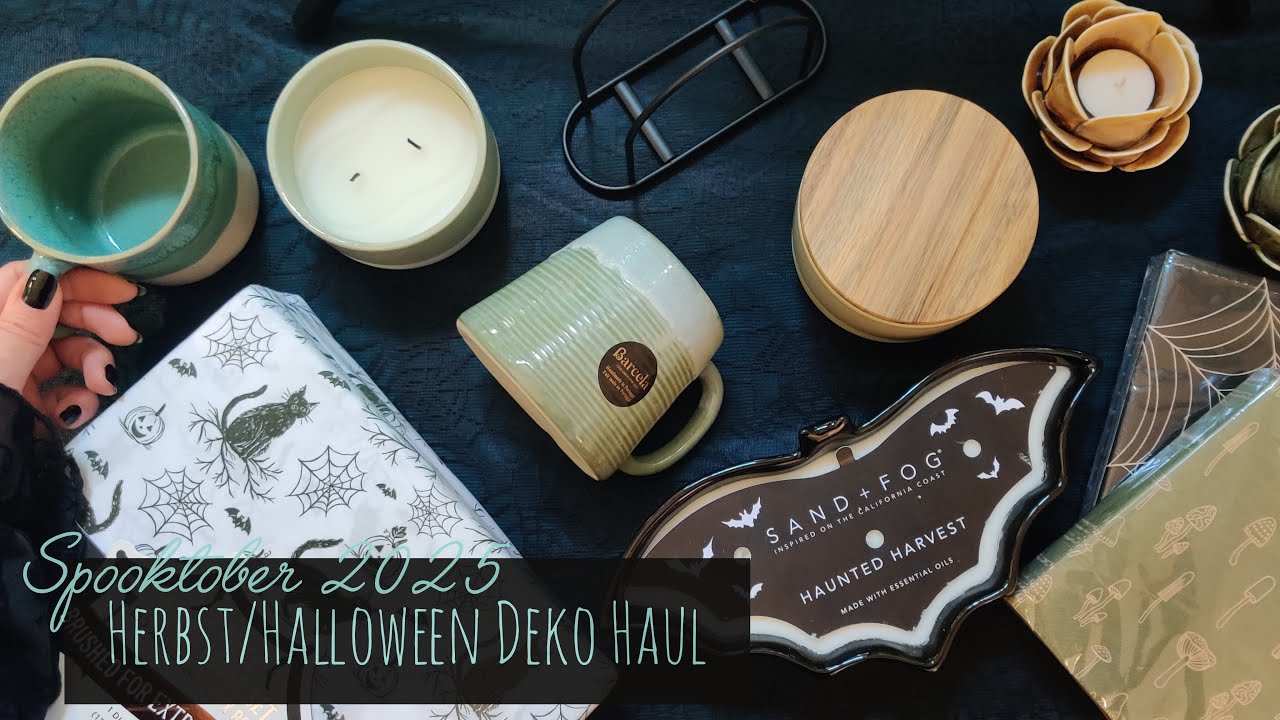 Spooktober 2025 | Herbst/Halloween Home Decor Haul | TK Maxx, Depot, Rossmann, NanuNana | dekoriat