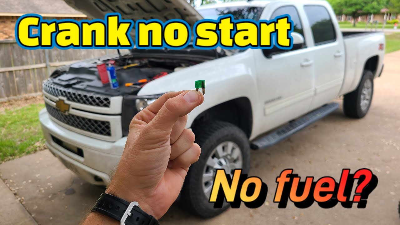 Chevy Silverado CRANK NO START?! Easy fix for GMC Sierra 1500 2500 5.3 4.8 6.0 LS engines