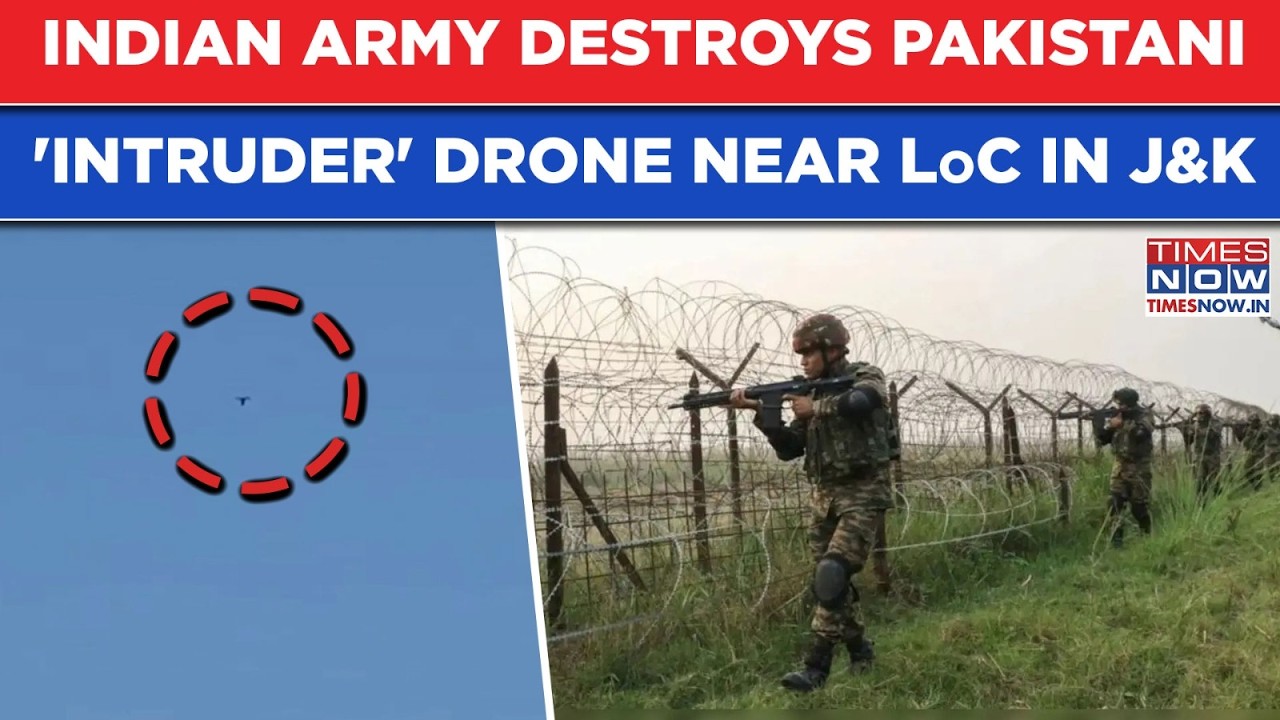 Army Shoots Down Pakistani 'Intruder' Drone Near J&K LoC| Munir Provokes India With Poonch Attempt?