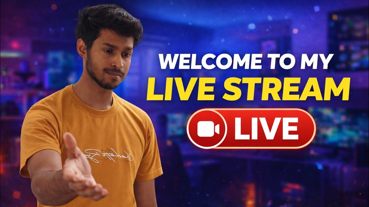 Welcome To My Live Stream 🔴Aaj sabhi dosto se baat hogi live chat me 💬Join karo aur support dikhao