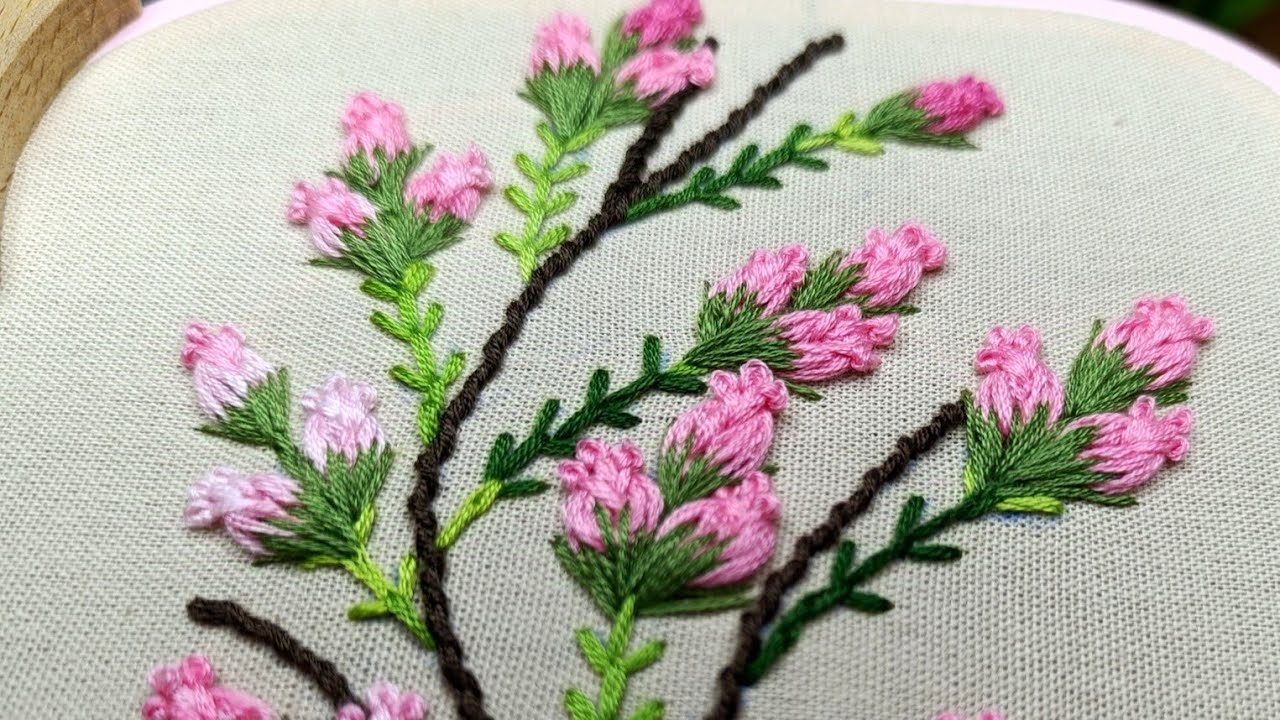 Wild flowering bush / step by step for beginners