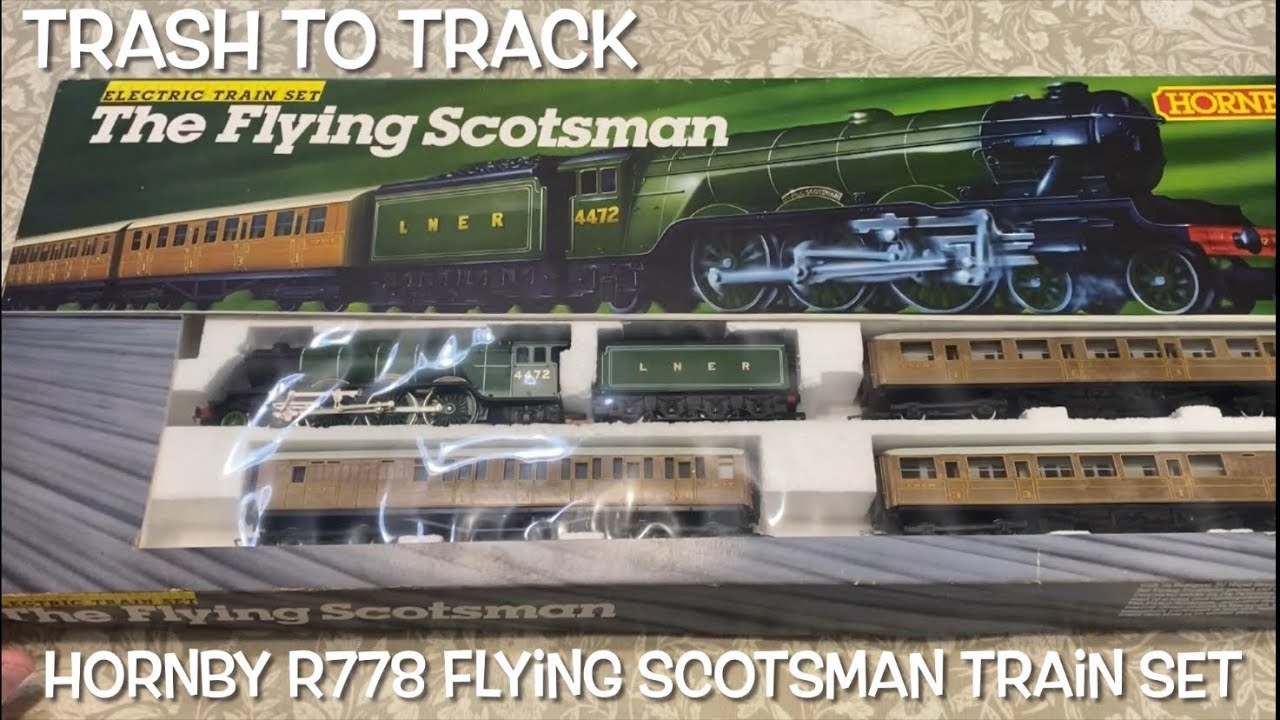 Мусор на рельсы | Набор поездов Hornby R778 Flying Scotsman