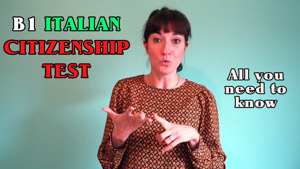 B1 Italian Citizenship test - B1 Cittadinanza