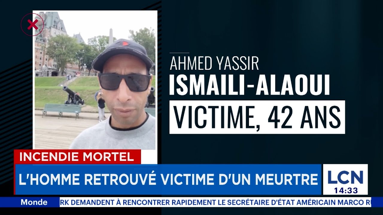 Incendie mortel &agrave; Qu&eacute;bec: l'homme retrouv&eacute; a &eacute;t&eacute; assassin&eacute;