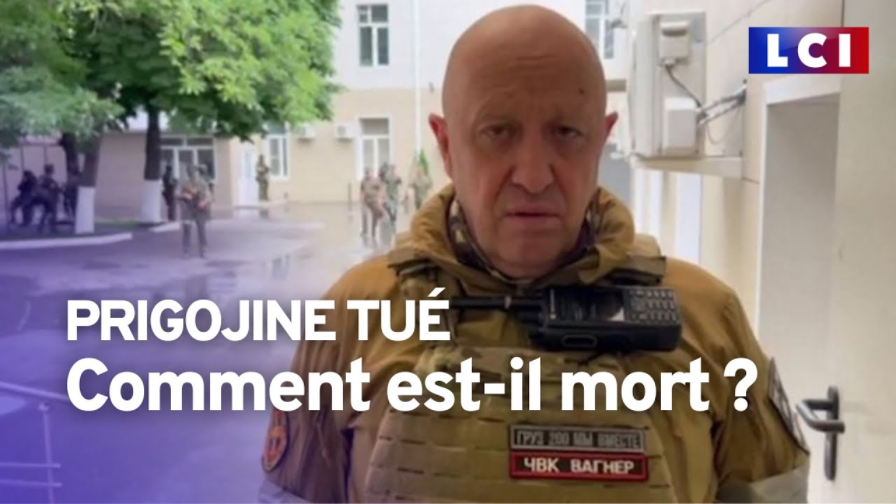 Les hypothèses sur la mort de Prigojine
