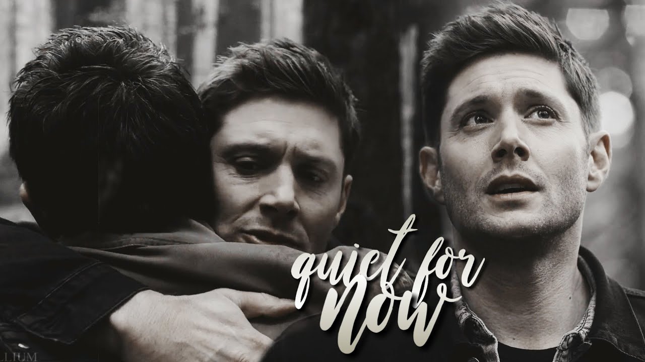 dean and castiel; it's all gone quiet for now [+15.09]