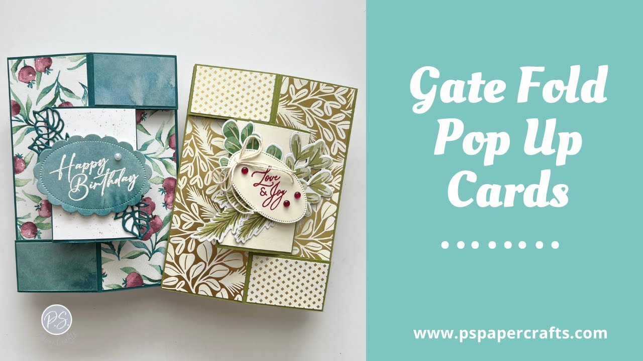 How to make Gate Fold Pop Up Cards
