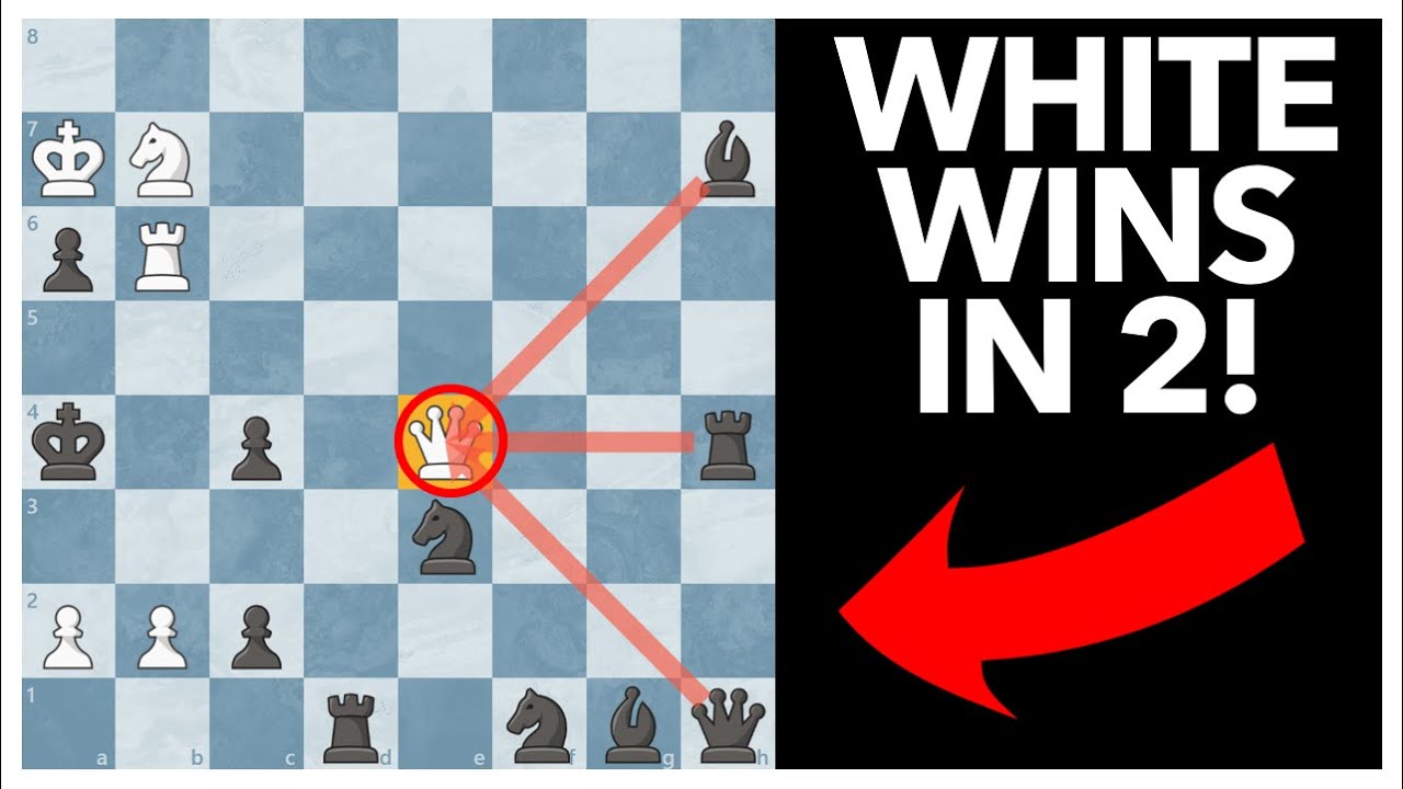 Crazy Mate In 2! Can You Solve It? 🔍Cool Chess Puzzles
