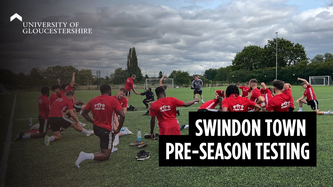 Swindon Town Pre-Season Testing w/ UoG Sport and Exercise Science│#UniOfGlos