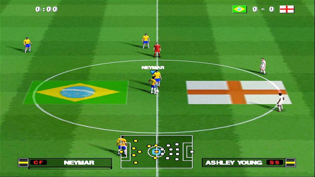 PES 2013 - Бразилия против Англии | PS2