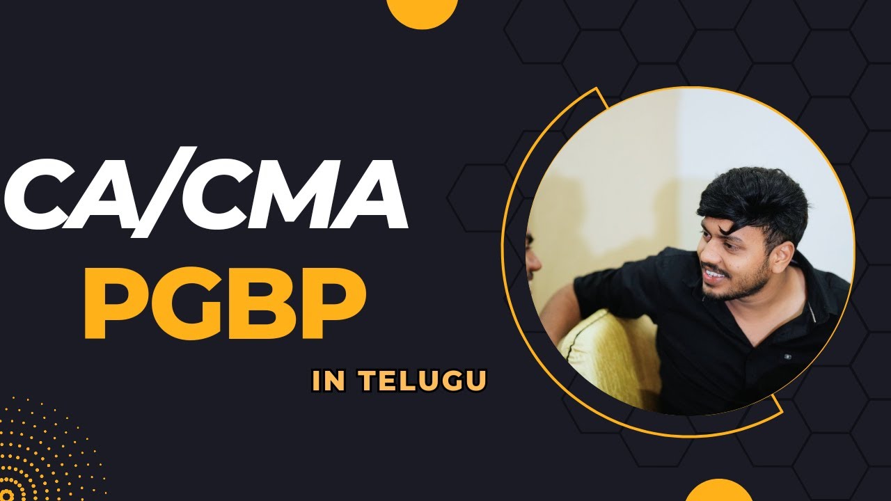PGBP IN TELUGU || CA/CMA || BY CA DEVI PRASAD || DEVANSH INSTITUTE