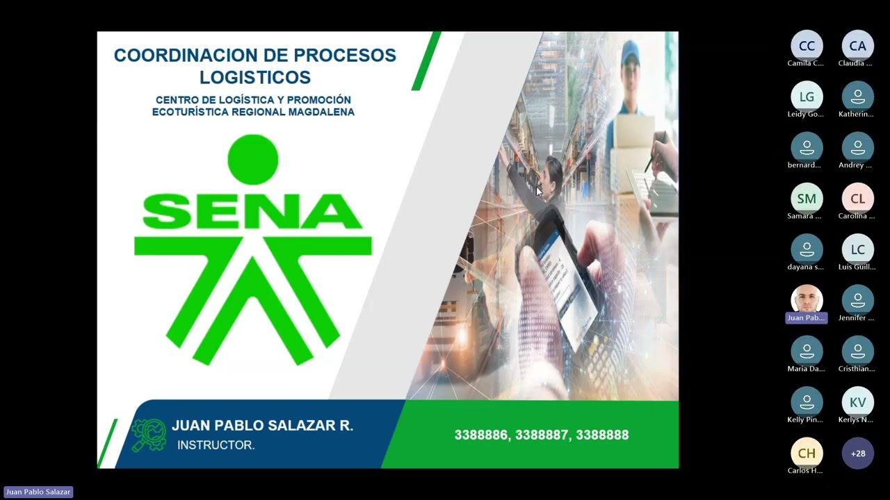 Sesión e linea Eslabones de la cadena de  suministro  CLP (3388888)(3388887)(3388886)