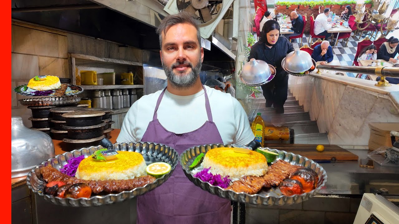 Behind the Scenes of the Oldest Chelow Kababi in Ekhtiyariyeh; 100 Years of History |Iranian Cuisine