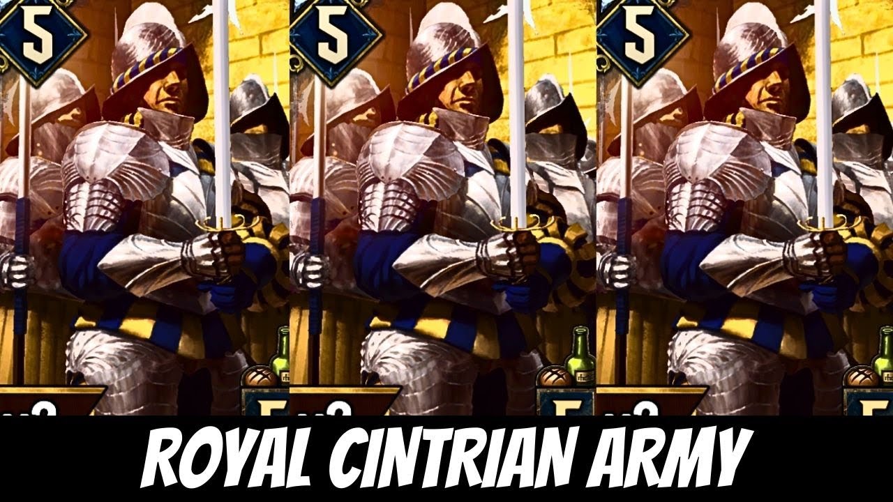 GWENT: Cintrian Army | Northern Realms Faction Deck