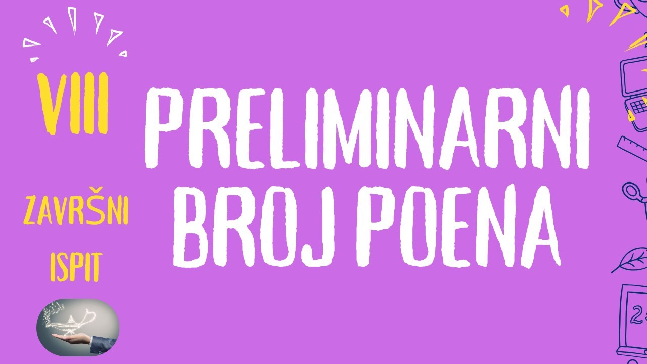 Preliminarni broj poena