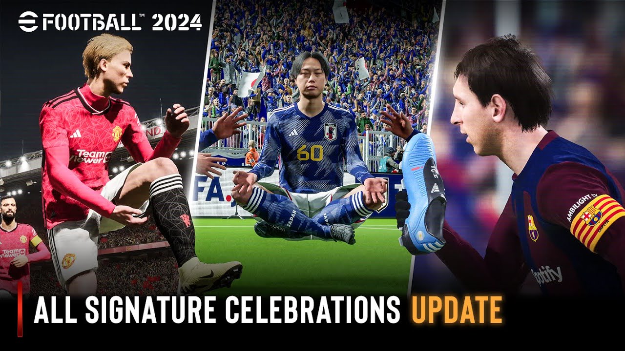eFootball 2024 | Обновление всех празднований