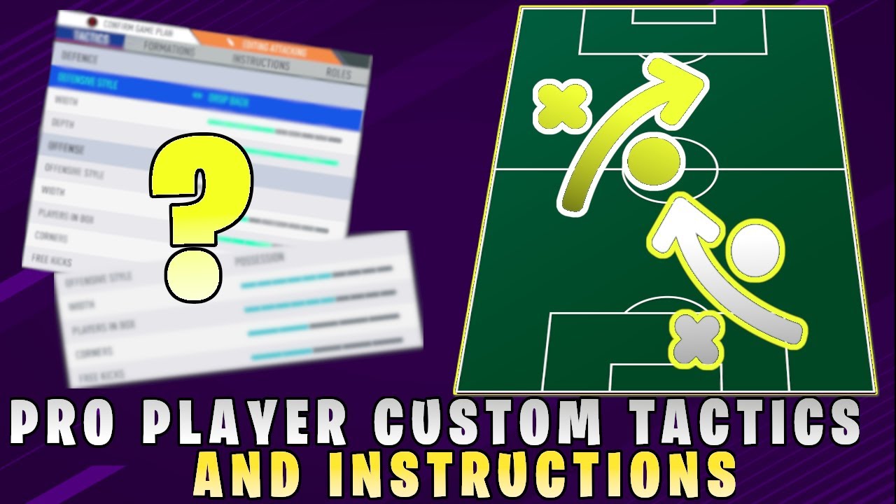 FIFA 20 PRO CUSTOM TACTICS + INSTRUCTIONS - LAST TACTICS YOU WILL NEED!!