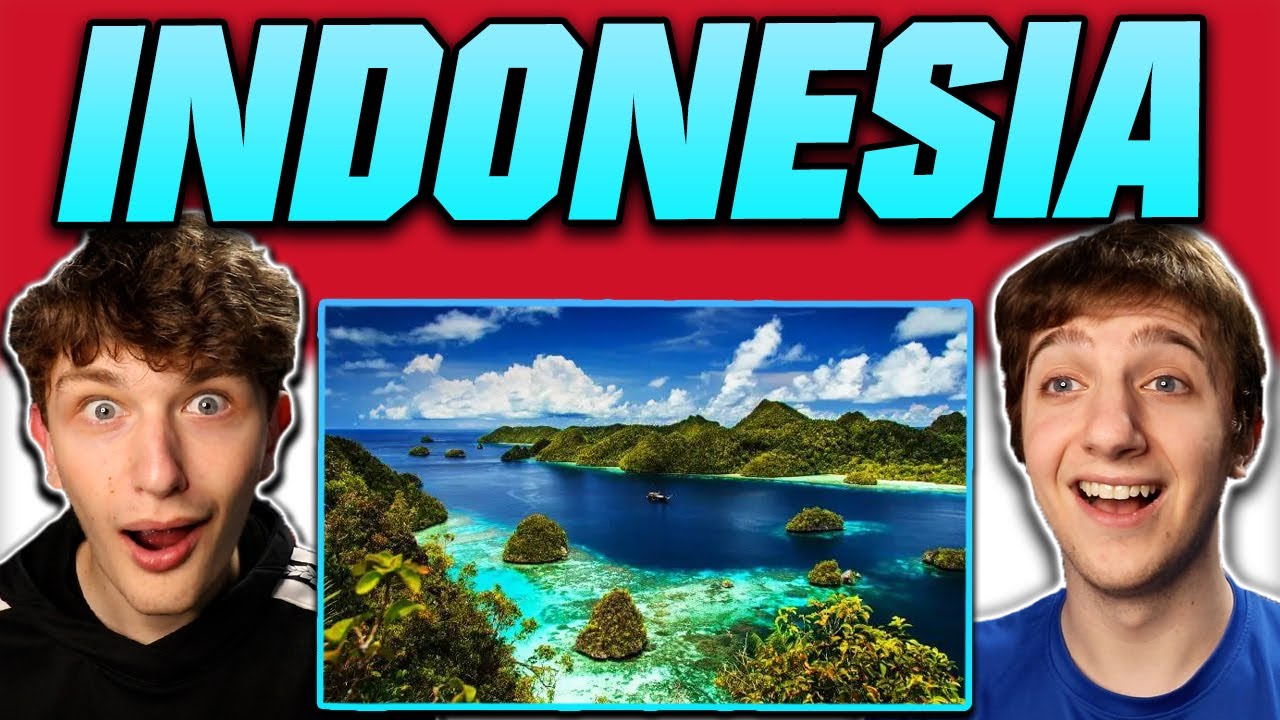 Americans React to 10 Amazing Places to Visit in Indonesia 🇮🇩