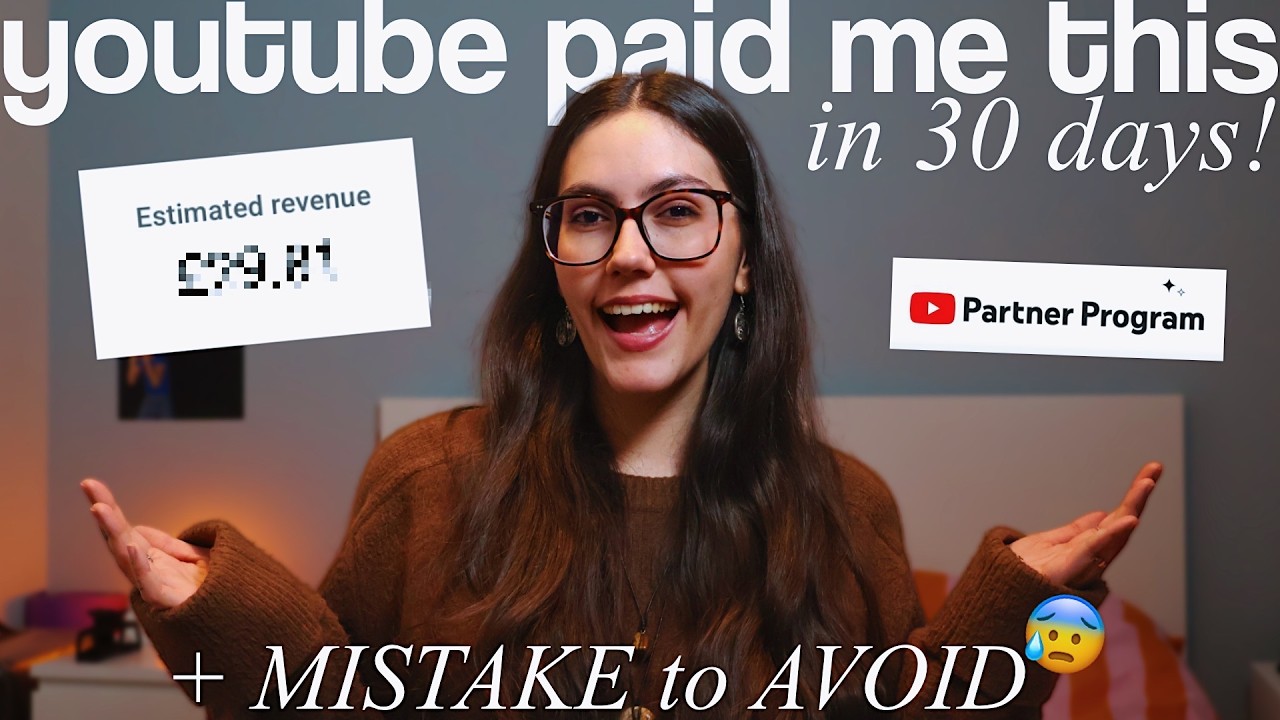 Сколько мне заплатил YouTube | Монетизация за первый месяц для начинающего автора + ошибки, котор...