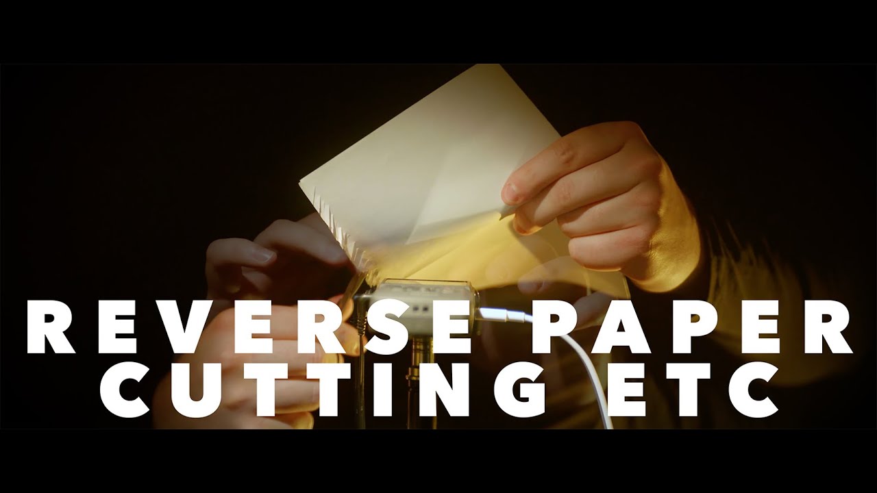 (Reversed) Scissor and Paper Triggers TASCAM ASMR