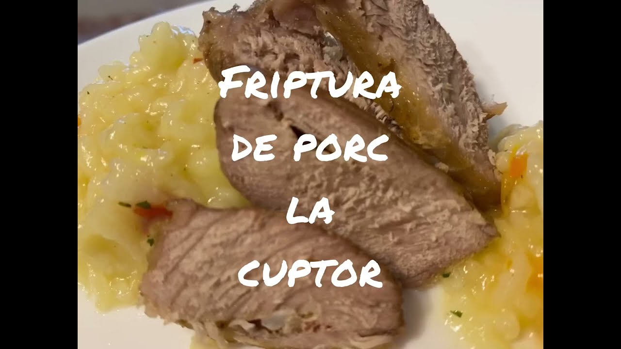 Friptura de porc la cuptor! #rețete #cooking #food #friptura #cina #pranz