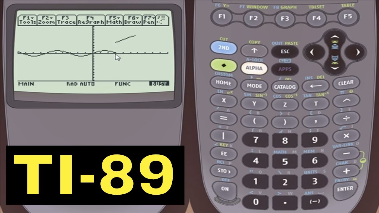 TI-89 Calculator - 22 - Graphing Piecewise-Defined Functions