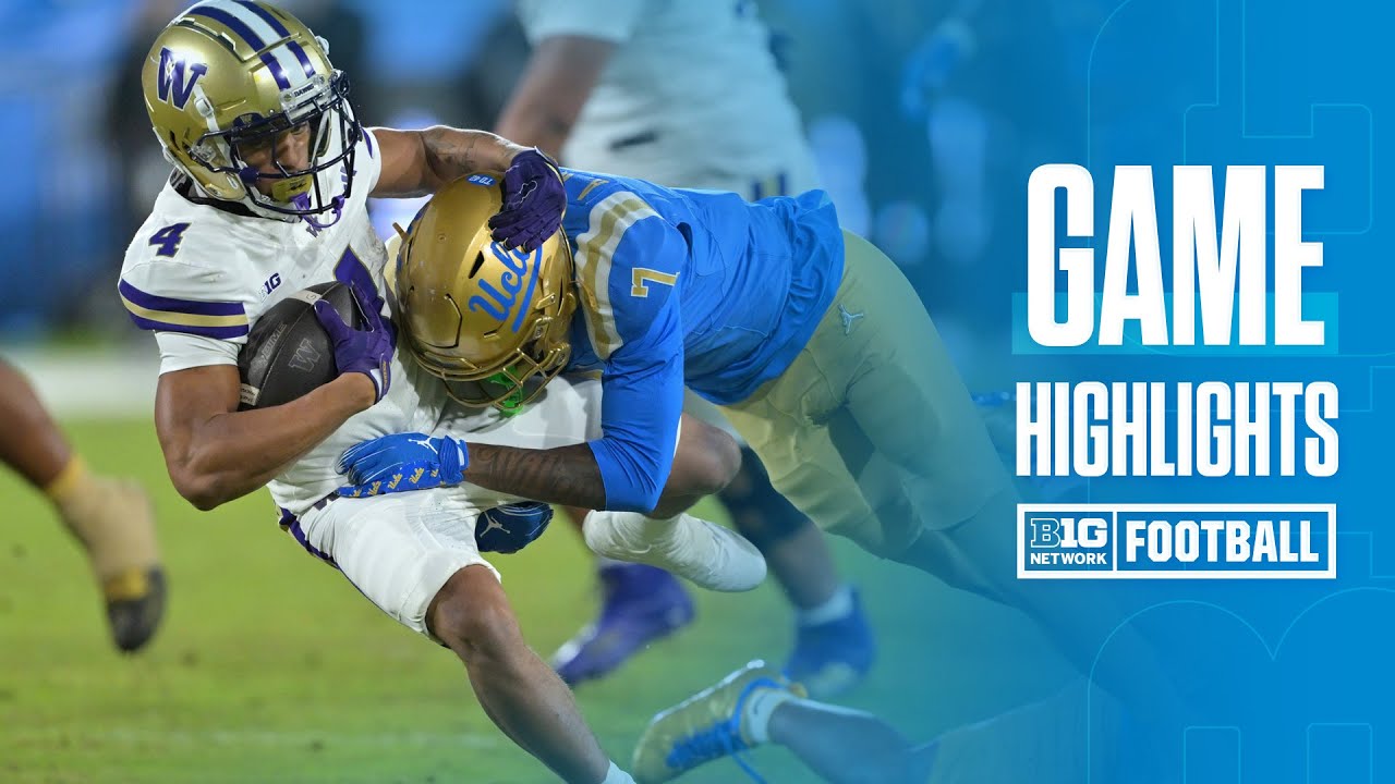 Washington at UCLA | HIGHLIGHTS | Big Ten Football | 11/22/2025