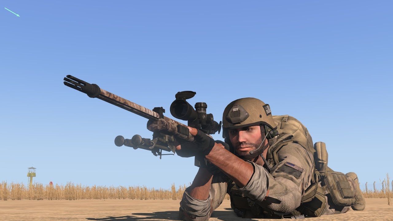 American Sniper (Chris Kyle) in Action with MK13 mod 0 & MK248 mod 0 (in Arma 3)