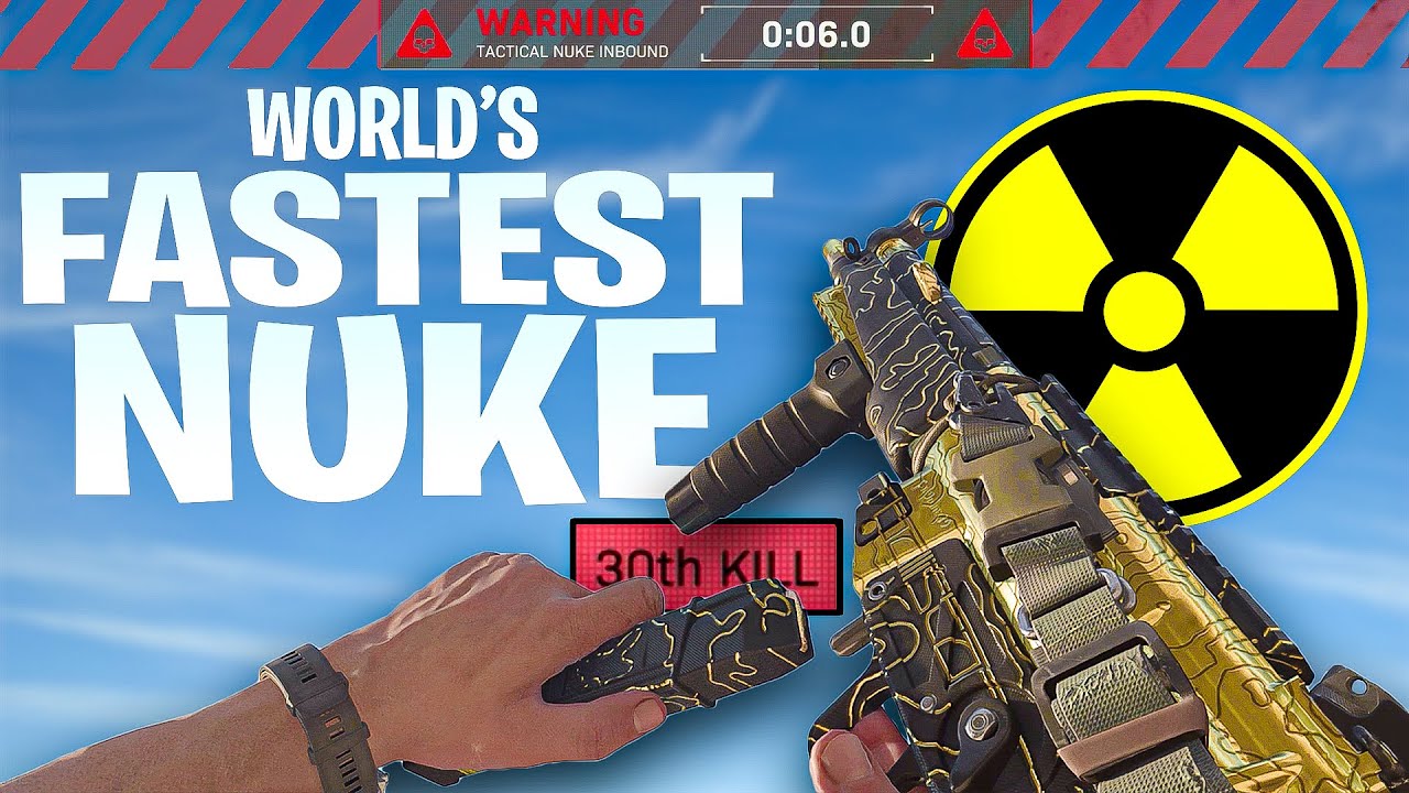 WORLD'S FASTEST NUKE in Modern Warfare