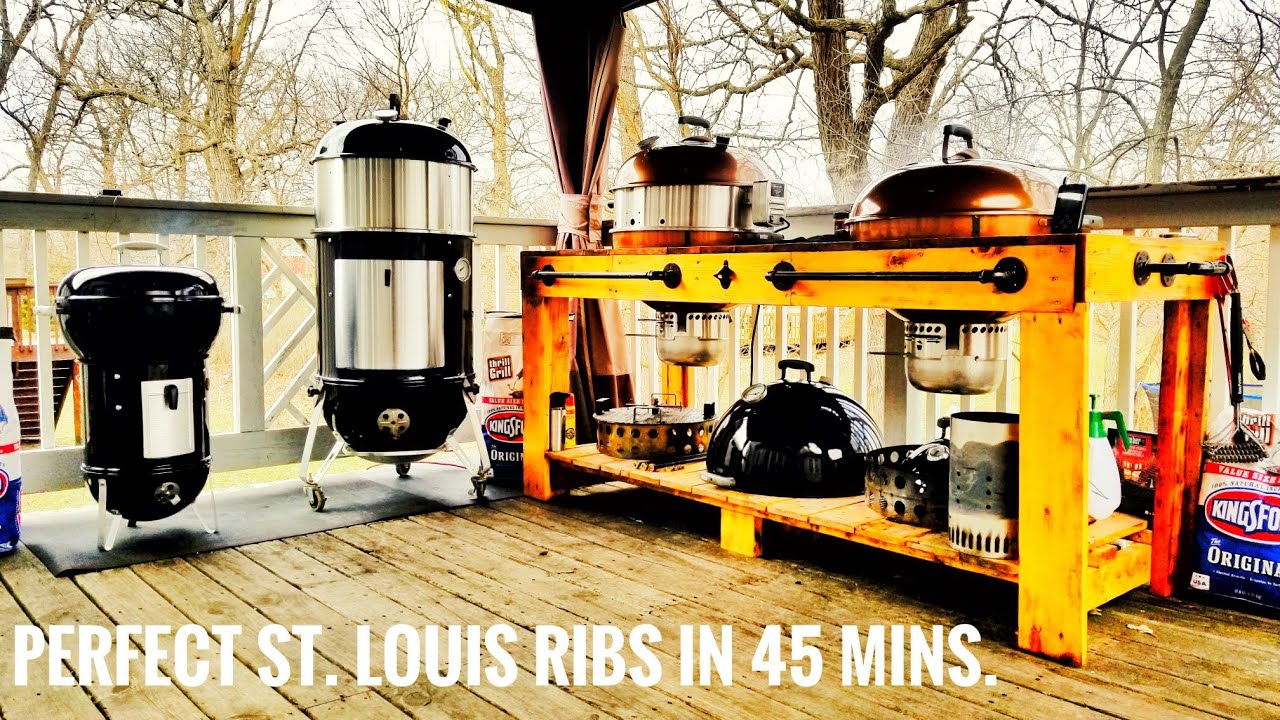 Perfect Ribs in 45 mins | Weber Smokey Mountain | Pulled Pork | Pork Candy Bites | Hot n Fast