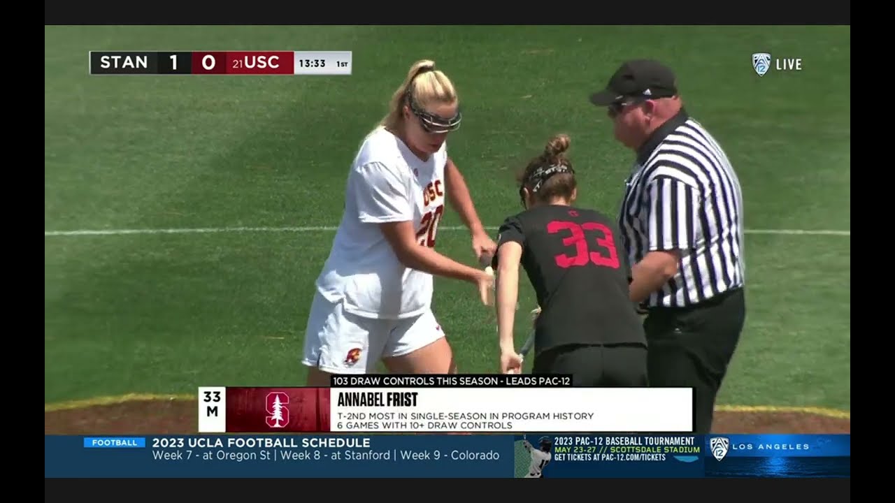 2023 04 09  Stanford Women's Lacrosse at USC