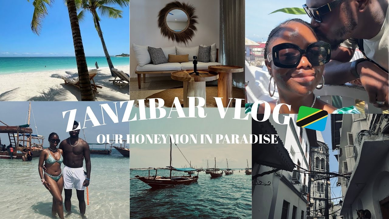 My honeymoon in Zanzibar! | Travel Vlog Luxury room tours, snorkeling, date nights + more!
